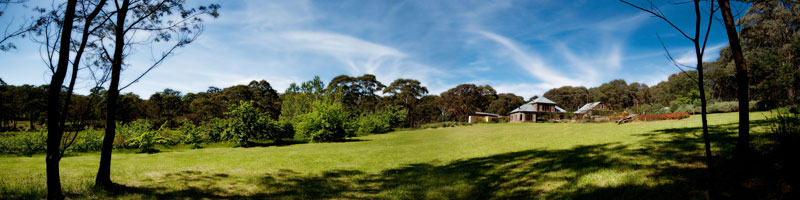 Rural property at top of hill